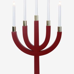 Star Trading - Adventsljusstake Elias - Röd - Adventsljusstakar - Från Homeroom