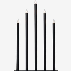 Star Trading - HOLY elljusstake - Svart - Adventsljusstakar - Från Homeroom