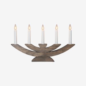 Star Trading - Ljusstake Navida 24cm - Brun - Adventsljusstakar - Från Homeroom