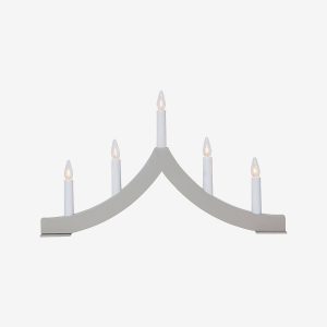 Star Trading - Ljusstake Pagod 27cm - Beige - Adventsljusstakar - Från Homeroom