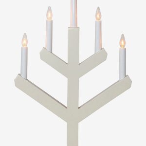 Star Trading - Ljusstake Vinga 50cm - Beige - Adventsljusstakar - Från Homeroom