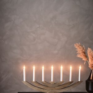 Star Trading - NAVIDA elljusstake - Brun - Adventsljusstakar - Från Homeroom