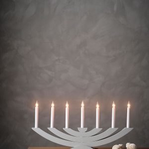 Star Trading - NAVIDA elljusstake - Grå - Adventsljusstakar - Från Homeroom