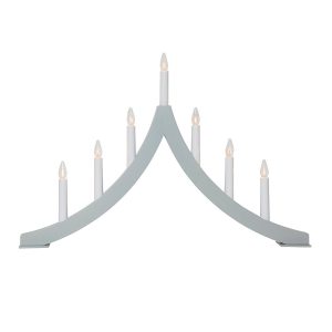 Star Trading - PAGOD elljusstake - Grå - Adventsljusstakar - Från Homeroom