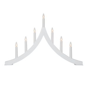 Star Trading - PAGOD elljusstake - Vit - Adventsljusstakar - Från Homeroom