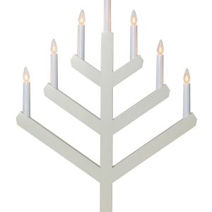 Star Trading - VINGA elljusstake - Beige - Adventsljusstakar - Från Homeroom