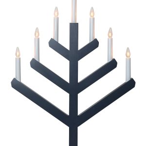 Star Trading - VINGA elljusstake - Grå - Adventsljusstakar - Från Homeroom