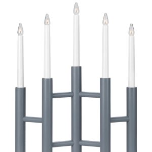 Cassiopeia Adventsljusstake Grå