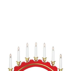 Celine Adventsljusstake Röd