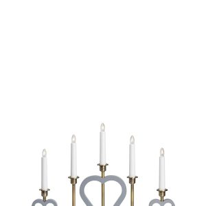 Melissa Adventsljusstake Grå