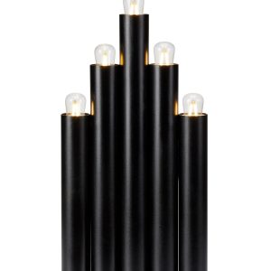 Organo Adventsljusstake Svart