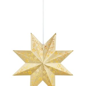 Silva Metallstjärna Guld 30 cm