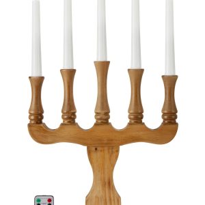 Rydboholm Adventsljusstake Brun Batteridriven