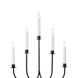 Soro Adventsljusstake Svart