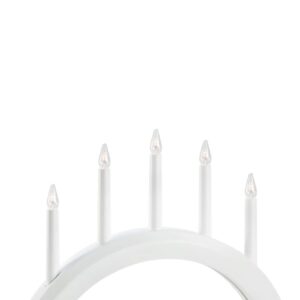 Avento Adventsljusstake Vit 5 Ljus