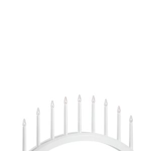 Avento Adventsljusstake Vit 9 Ljus