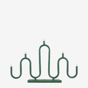 Globen Lighting - Ljusstake Noel 5 - Grön - Adventsljusstakar - Från Homeroom