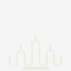 Globen Lighting - Ljusstake Noel 5 - Vit - Adventsljusstakar - Från Homeroom