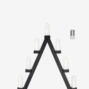 Markslöjd - Ljusstake Arbor 7L Batteridriven - Svart - Adventsljusstakar - Från Homeroom
