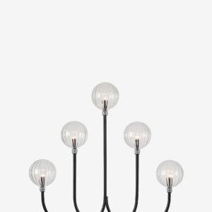 Markslöjd - Ljusstake Enys 5L - Svart - Adventsljusstakar - Från Homeroom