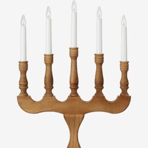 Markslöjd - Ljusstake Svaneholm 5L - Brun - Adventsljusstakar - Från Homeroom