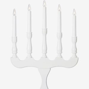 Markslöjd - Ljusstake Svaneholm 5L - Vit - Adventsljusstakar - Från Homeroom