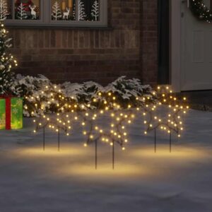 Julstjärna 3 st med spett 50 LEDs 29 cm