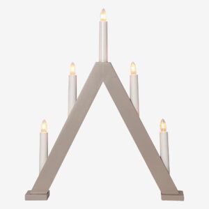 Star Trading - Ljusstake Albo liten 41cm - Beige - Adventsljusstakar - Från Homeroom