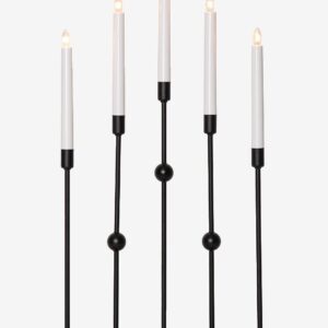 Star Trading - Ljusstake Gustavo 5L - Svart - Adventsljusstakar - Från Homeroom