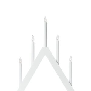 Ariele Adventljusstake Vit 47 cm