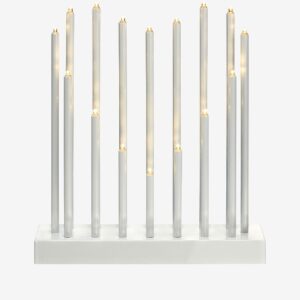 Markslöjd - ROMANS Ljusstake 15L LED - Vit - Adventsljusstakar - Från Homeroom