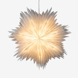 Konstsmide - Pappersstjärna hängande 80cm - Vit - Adventsstjärnor - Från Homeroom
