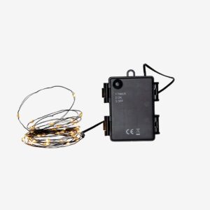 Star Trading - Utomhus String Light Dew Drop - Svart - Ljusslingor - Från Homeroom