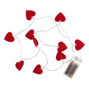 Batteridriven Ljusslinga Hjärtan
