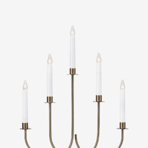 Markslöjd - Ljusstake Soro 5L - Mässing - Adventsljusstakar - Från Homeroom