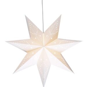 Saturnus Stjärna Vit 45 cm