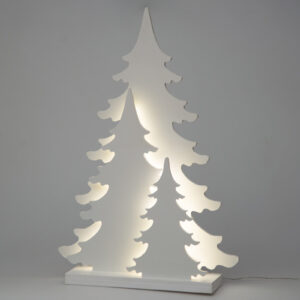 Juldekoration Bordslampa Skogssiluett