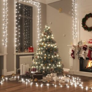 Kompakt ljusslinga med 400 LED kallvit 13 m