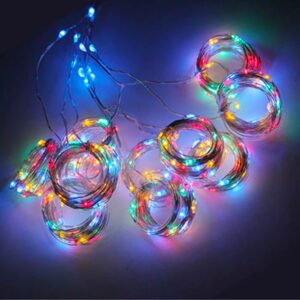 LED Ljusgardin Flerfärgad - 3 x 3 m
