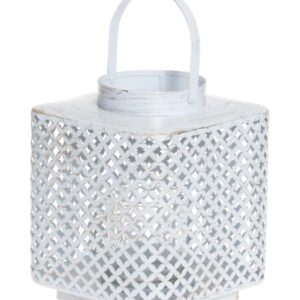 Lykta Marrakesh 19 cm - Vit
