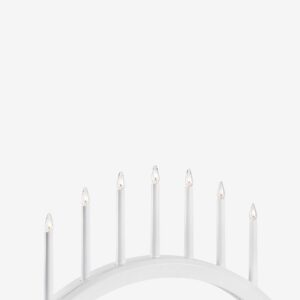 Markslöjd - Ljusstake Avento 7L - Vit - Adventsljusstakar - Från Homeroom