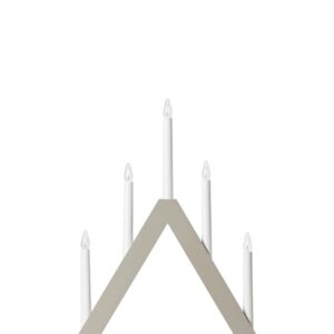 Ariele Adventsljusstake Greige 52 cm