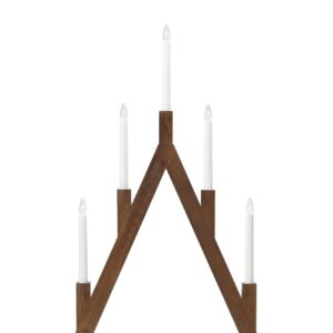 Bjurfors Adventsljusstake Mörkbrun 77 cm