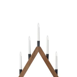 Ember Adventsljusstake Mörkbrun 54 cm