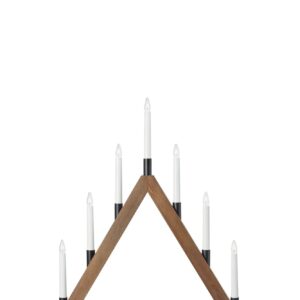 Ember Adventsljusstake Mörkbrun 64 cm