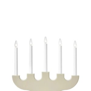 Spira Adventsljusstake Greige 35 cm