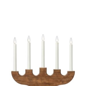 Spira Adventsljusstake Mörkbrun 35 cm