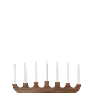Spira Adventsljusstake Mörkbrun 60 cm