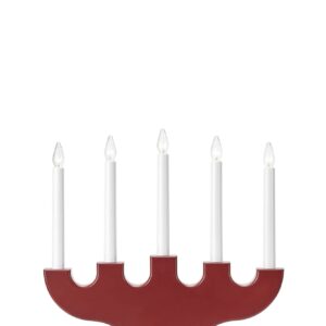 Spira Adventsljusstake Mörkröd 35 cm
