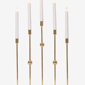 Star Trading - Ljusstake Gustavo 5L - Mässing - Adventsljusstakar - Från Homeroom
